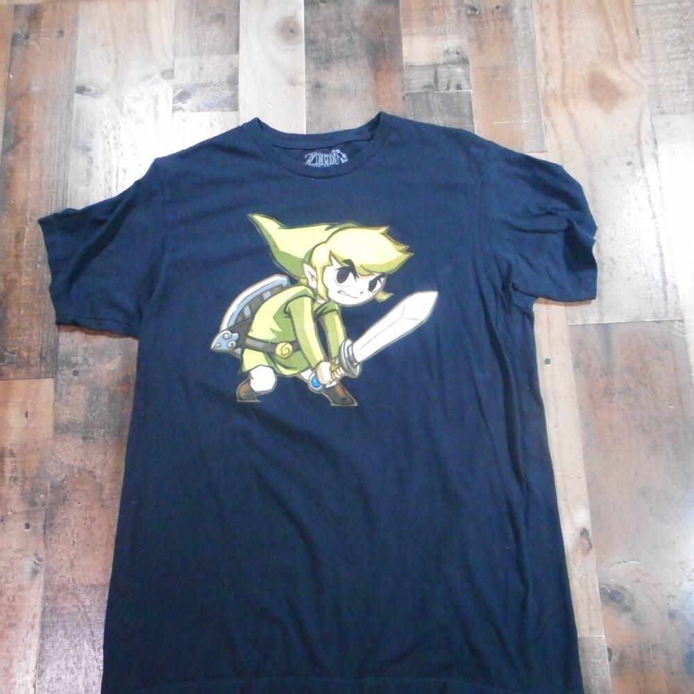 Legend of Zelda Spirit Tracks Size L graphic T-shirt